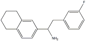 2-(3-fluorophenyl)-1-(5,6,7,8-tetrahydronaphthalen-2-yl)ethan-1-amine 结构式