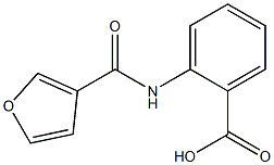 2-(3-furoylamino)benzoic acid 结构式