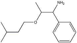 2-(3-methylbutoxy)-1-phenylpropan-1-amine 结构式