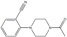 2-(4-acetylpiperazin-1-yl)benzonitrile 结构式