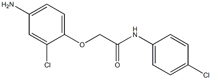 2-(4-amino-2-chlorophenoxy)-N-(4-chlorophenyl)acetamide 结构式