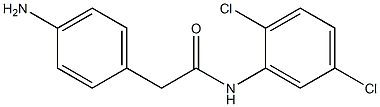 2-(4-aminophenyl)-N-(2,5-dichlorophenyl)acetamide 结构式