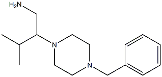 2-(4-benzylpiperazin-1-yl)-3-methylbutan-1-amine 结构式