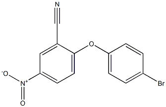 2-(4-bromophenoxy)-5-nitrobenzonitrile 结构式