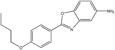 2-(4-butoxyphenyl)-1,3-benzoxazol-5-amine 结构式