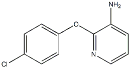 2-(4-chlorophenoxy)pyridin-3-amine 结构式