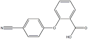 2-(4-cyanophenoxy)benzoic acid 结构式