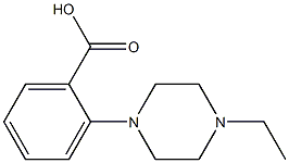 2-(4-ethylpiperazin-1-yl)benzoic acid 结构式
