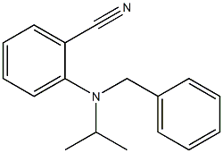 2-[benzyl(propan-2-yl)amino]benzonitrile 结构式