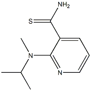 2-[isopropyl(methyl)amino]pyridine-3-carbothioamide 结构式