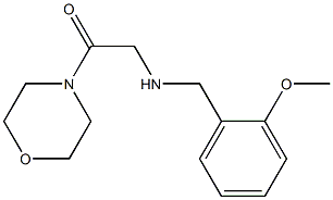 2-{[(2-methoxyphenyl)methyl]amino}-1-(morpholin-4-yl)ethan-1-one 结构式