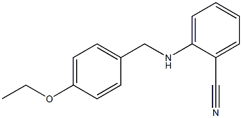 2-{[(4-ethoxyphenyl)methyl]amino}benzonitrile 结构式