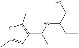 2-{[1-(2,5-dimethylfuran-3-yl)ethyl]amino}butan-1-ol 结构式