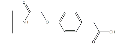 2-{4-[(tert-butylcarbamoyl)methoxy]phenyl}acetic acid 结构式