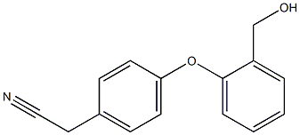 2-{4-[2-(hydroxymethyl)phenoxy]phenyl}acetonitrile 结构式