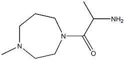 2-amino-1-(4-methyl-1,4-diazepan-1-yl)propan-1-one 结构式