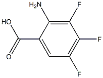 2-amino-3,4,5-trifluorobenzoic acid 结构式