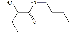 2-amino-3-methyl-N-pentylpentanamide 结构式