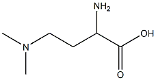 2-amino-4-(dimethylamino)butanoic acid 结构式