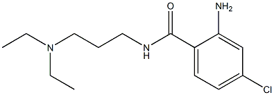 2-amino-4-chloro-N-[3-(diethylamino)propyl]benzamide 结构式