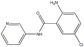 2-amino-5-chloro-N-pyridin-3-ylbenzamide 结构式