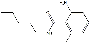 2-amino-6-methyl-N-pentylbenzamide 结构式