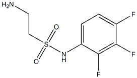 2-amino-N-(2,3,4-trifluorophenyl)ethane-1-sulfonamide 结构式