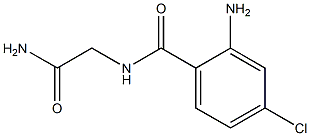 2-amino-N-(2-amino-2-oxoethyl)-4-chlorobenzamide 结构式