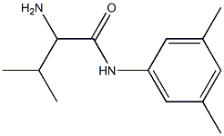 2-amino-N-(3,5-dimethylphenyl)-3-methylbutanamide 结构式