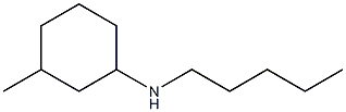 3-methyl-N-pentylcyclohexan-1-amine 结构式