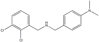 4-({[(2,3-dichlorophenyl)methyl]amino}methyl)-N,N-dimethylaniline 结构式