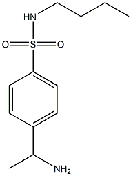 4-(1-aminoethyl)-N-butylbenzene-1-sulfonamide 结构式