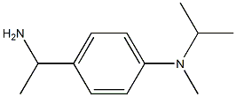 4-(1-aminoethyl)-N-methyl-N-(propan-2-yl)aniline 结构式