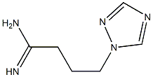 4-(1H-1,2,4-triazol-1-yl)butanimidamide 结构式