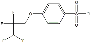 4-(2,2,3,3-tetrafluoropropoxy)benzene-1-sulfonyl chloride 结构式