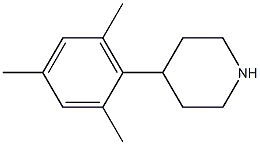 4-(2,4,6-trimethylphenyl)piperidine 结构式