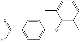 4-(2,6-dimethylphenoxy)benzoic acid 结构式