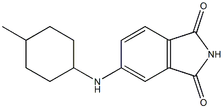 5-[(4-methylcyclohexyl)amino]-2,3-dihydro-1H-isoindole-1,3-dione 结构式