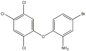 5-bromo-2-(2,4,5-trichlorophenoxy)aniline 结构式