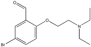 5-bromo-2-[2-(diethylamino)ethoxy]benzaldehyde 结构式