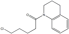 5-chloro-1-(1,2,3,4-tetrahydroquinolin-1-yl)pentan-1-one 结构式