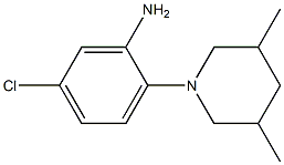 5-chloro-2-(3,5-dimethylpiperidin-1-yl)aniline 结构式
