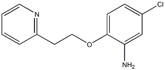 5-chloro-2-[2-(pyridin-2-yl)ethoxy]aniline 结构式