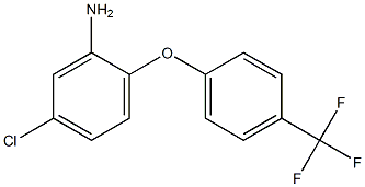 5-chloro-2-[4-(trifluoromethyl)phenoxy]aniline 结构式