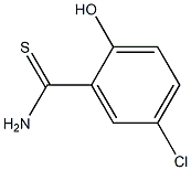 5-chloro-2-hydroxybenzenecarbothioamide 结构式