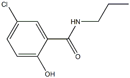 5-chloro-2-hydroxy-N-propylbenzamide 结构式