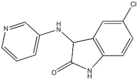 5-chloro-3-(pyridin-3-ylamino)-2,3-dihydro-1H-indol-2-one 结构式