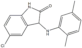 5-chloro-3-[(2,5-dimethylphenyl)amino]-2,3-dihydro-1H-indol-2-one 结构式