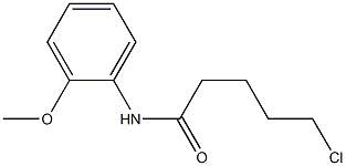 5-chloro-N-(2-methoxyphenyl)pentanamide 结构式