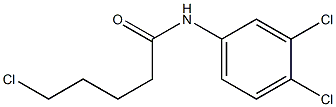 5-chloro-N-(3,4-dichlorophenyl)pentanamide 结构式